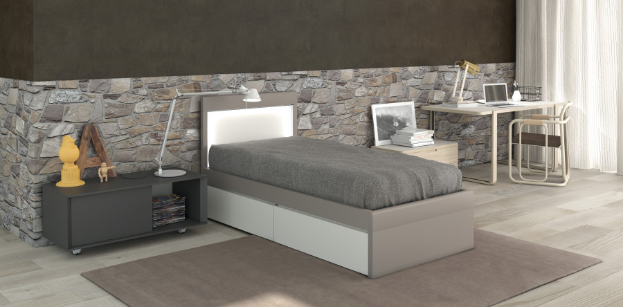 Cama con Cajones Basic